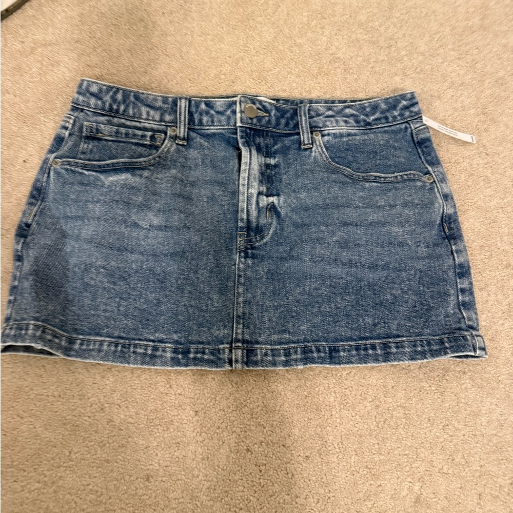 RSQ Blue Denim Mini Skirt